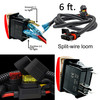 SIDE LIGHTS On/Off Red Rocker Switch with Pulse Power Bus Bar Plug & Play Wire Harness  Kit Compatible with  Polaris XPEDITION XP ADV Ultimate Northstar Premium
