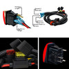 Pulse Power Busbar Plug Wire Harness Kit with Strobe Lights On/Off Red Rocker Switch Compatible with Polaris XPEDITION XP ADV