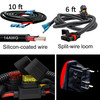 10 ft. Pulse Power Bus Bar Plug Wiring Harness with Bumper Light Bar On/Off Red Rocker Switch Compatible with Polaris XPEDITION XP ADV
