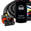 10ft. Pulse Power Bus Bar Plug & Play Wire Harness with On/Off Rocker Switch for Bumper Light Bar Compatible with 2024 Polaris XPEDITION XP ADV Ultimate Northstar Premium
