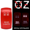 12ft Pulse Power Bus Bar Plug Wiring Harness REAR LIGHTS  On/Off Red Rocker Switch Compatible with Polaris XPEDITION XP ADV