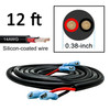 12ft Pulse Power Bus Bar Plug Wire Harness with LIGHTED WHIP On/Off Red Rocker Switch Compatible with Polaris XPEDITION XP ADV