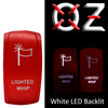 12ft Pulse Power Bus Bar Plug Wire Harness with LIGHTED WHIP On/Off Red Rocker Switch Compatible with Polaris XPEDITION XP ADV