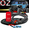 10' Pulse Power Bus Bar Plug Wire Harness with LED POD LIGHTS On/Off Red Rocker Switch Compatible with Polaris XPEDITION XP ADV