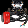 Flood Lights On/Off Red Rocker Switch with Power Distribution Block Wire Harness Compatible with Can-Am Maverick X3 Max RS Turbo RR Sport Trail Defender Commander