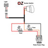 10' Pulse Power Bus Bar Plug Wire Harness with Flood Lights On/Off Rocker Switch - Compatible with Polaris XPEDITION XP ADV