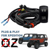 10' Pulse Power Bus Bar Plug Wire Harness with Flood Lights On/Off Rocker Switch - Compatible with Polaris XPEDITION XP ADV Ultimate Northstar Premium 2024-2025 Models