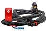 10' Pulse Power Bus Bar Plug Wiring Harness with FAN On/Off Red Rocker Switch Compatible with Polaris XPEDITION XP ADV