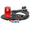10' Pulse Power Busbar Plug Wire Harness with Laser-etched FAN On/Off Red Rocker Switch Compatible with Polaris RZR Trail S Pro General Ranger Crew XP