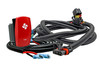 10' Pulse Power Busbar Plug Wire Harness with Laser-etched FAN On/Off Red Rocker Switch Compatible with Polaris RZR Trail S Pro General Ranger Crew XP