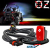 10' Pulse Power Busbar Plug Wire Harness with Laser-etched FAN On/Off Red Rocker Switch Compatible with Polaris RZR Trail S Pro General Ranger Crew XP