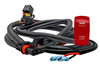 10' Pulse Power Busbar Plug Wire Harness with Dome Lights On/Off Red Rocker Switch Compatible with Polaris RZR Trail S Pro General Ranger Crew XP