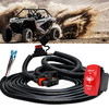 5' Power Busbar Plug Wire Harness with WINCH In/Out Momentary Red Rocker Switch with Compatible with Polaris Pulse Power Busbar RZR Trail S Pro Ranger Crew XP 2018-2023