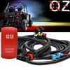 10ft Pulse Power Busbar Plug Wire Harness with LED POD LIGHTS On/Off Red Rocker Switch Compatible with Polaris RZR Trail S Pro Ranger Crew XP General