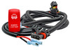 10' Pulse Power Busbar Plug Wire Harness with BUMPER LIGHT BAR On/Off Red Rocker Switch Compatible with Polaris RZR Trail S Pro Ranger Crew XP General