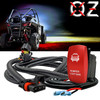 10' Pulse Power Busbar Plug Wire Harness with BUMPER LIGHT BAR On/Off Red Rocker Switch Compatible with Polaris RZR Trail S Pro Ranger Crew XP General