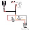 5ft. RADIO On/Off Rocker Switch with Pulse Power Bus Bar Plug & Play Wire Harness Compatible with Polaris RZR Trail S 900/1000 XPEDITION XP ADV