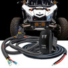 10ft. Flood Lights On/Off Rocker Switch Power Busbar Distribution Block Wire Harness Kit Compatible with Can-Am Maverick X3 Max RS Turbo RR Sport Trail Defender