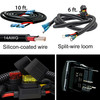 10ft. Flood Lights On/Off Rocker Switch Power Busbar Distribution Block Wire Harness Kit Compatible with Can-Am Maverick X3 Max RS Turbo RR Sport Trail Defender