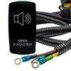 Siren PA System On/Off Rocker Switch with Power Busbar Distribution Block Wire Harness Compatible with Can-Am Maverick X3 Max RS Turbo RR Sport Trail Defender Commander Mule