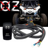 Spot Light On/Off Rocker Switch with Power Busbar Distribution Block Wire Harness Compatible with Can-Am Maverick X3 Max RS Turbo RR Sport Trail Defender Commander