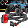 10 ft. Pulse Power Bus Bar Plug Wire Harness with Siren PA System On/Off Red Rocker Switch Compatible with Polaris RZR XPEDITION XP ADV