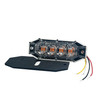 4" High-Intensity Amber LED Directional Warning Strobe Light with TIR Lens