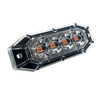 4" High-Intensity Amber LED Directional Warning Strobe Light with TIR Lens