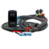 10ft. Power Bus Bar Plug Wire Harness Laser-etched LIGHTS On/Off Rocker Switch Compatible with Pulse Power Busbar Polaris RZR Pro Ranger Crew XP 2018-2024