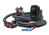 10ft. Power Bus Bar Plug Wire Harness Laser-etched LIGHTS On/Off Rocker Switch Compatible with Pulse Power Busbar Polaris RZR Pro Ranger Crew XP 2018-2024