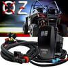 10ft. Pulse Power Busbar Plug Wiring Harness with Laser-etched AMBER LED On/Off Rocker Switch Compatible with Polaris Pulse Power Busbar RZR Pro Ranger Crew XP 2018-2025