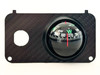 Compass Carbon Fiber Golf Cart Key Switch Plate for EZGO TXT PDS Electric 36v 48v