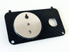Thermometer Carbon Fiber Golf Cart Key Switch Plate for EZGO TXT PDS Electric 36v 48v