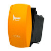 HORN | On / Off Yellow Momentary Rocker Switch | 4-Pin 20A White LED Backlit | Waterproof 12V – 48V