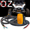 AUX On/Off Yellow Rocker Switch with Power Busbar Distribution Block Wiring Harness Compatible with Can-Am X3 Sport Trail Defender and Commander Series