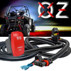 10ft Pulse Power Busbar Plug Wire Harness with AMBER LED On/Off Red Rocker Switch Compatible with Polaris RZR Trail S Pro Ranger Crew XP General