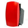 Blank On/Off Red Rocker Switch – Laser-Engravable  4-Pin 20A SPST White LED Backlit Waterproof 12V–48V
