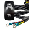 UTV LIGHT BAR On/Off Rocker Switch with Power Distribution Block Wire Kit Compatible with Can-Am Maverick X3 MAX Defender Commander Sport Trail 2018–2026