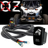 UTV ROCK LIGHTS On/Off Rocker Switch with Power Distribution Block Wire Kit Compatible with Can-Am Maverick X3 MAX Defender Commander Sport Trail 2018–2026