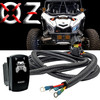UTV RADIO On/Off Rocker Switch with Power Distribution Block Wire Kit Compatible with Can-Am Maverick X3 MAX Defender Commander Sport Trail 2018–2026
