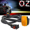 AUX On/Off Yellow Rocker Switch with Pulse Power Busbar Plug Wire Kit Compatible with Polaris RZR PRO XP Ranger General ADV  2018-2026