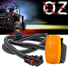 LIGHTED WHIP On/Off Yellow Rocker Switch with Pulse Power Busbar Plug Wire Kit Compatible with Polaris RZR PRO XP Ranger General ADV  2018-2026