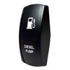 Switch Cover | DIESEL PUMP | Standard Rocker Switch Size | Automotive, Boat, Utility