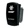 BLOWER | On / Off Rocker Switch | 4-Pin 20A Blue LED Backlit | Waterproof 12V – 48V |