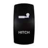HITCH rocker switch with laser-etched hitch / tow icon, in daylight