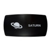 SATURN horizontal rocker switch with laser-etched ringed planet icon, in daylight