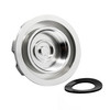 JS Billet Gas Cap Silver with Rubber Gasket for Kawasaki PWC STX JH SX SS TS Jet ski SXI 300 440 550 650 750