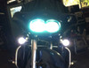 White Amber Dual LED Turn Signal Kit Harley Day Time Running Touring Maker 1157