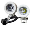 White Mini High Output LED Marine Lights Spot Sail Boat Jet Yacht Cruiser RV 10W