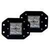 4D Series OZ-USA® Flush Mount 40W LED Pod Lights Flood Beam for Off-road Truck SUV